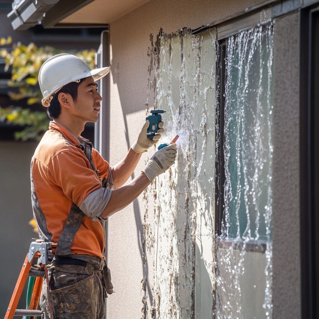 广州市厂房墙体防水堵漏方法彻底解决厂房墙体漏水怎么办