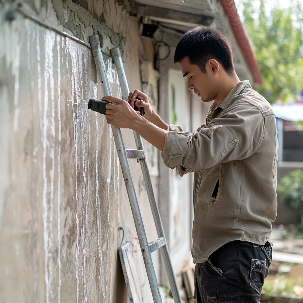 别墅墙漏水怎么办？选广州免砸砖防水补漏方案，效果保障
